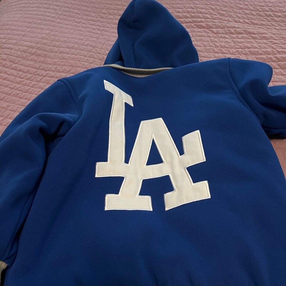 Blue and gray LA Kids Jacket
